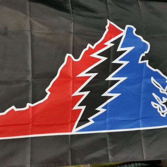 Grateful Dead Virginia State inspired 3x5' Flag Steal Your Cavaliers Banner NWT - Picture 2 of 3
